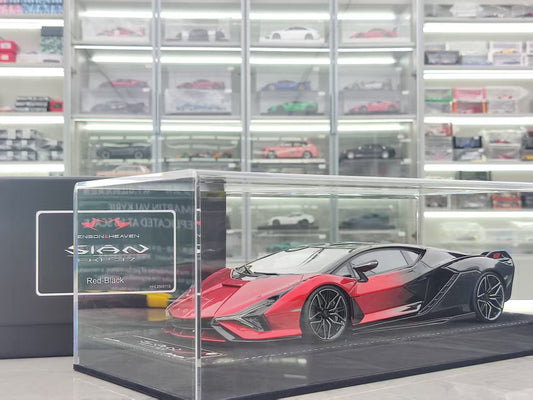 HH Model 1/18 Lamborghini Sian FKP 37 Red and Black Gradient HH495