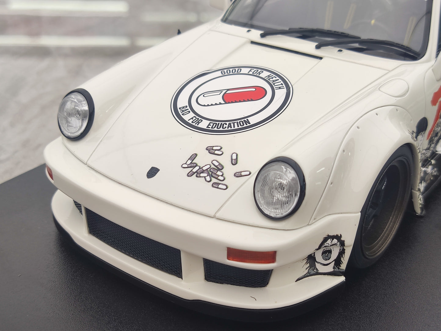 GT Spirit 1/18 Porsche AKIRA GLACIERWHITE 2024 Blanka Simulada Modelaŭto GT508