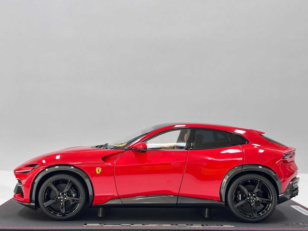 BBR 1/18 Ferrari Purosangue (Panoramic Roof Version) – Die-cast, Fully Opening – Standard Red (HE180053B)