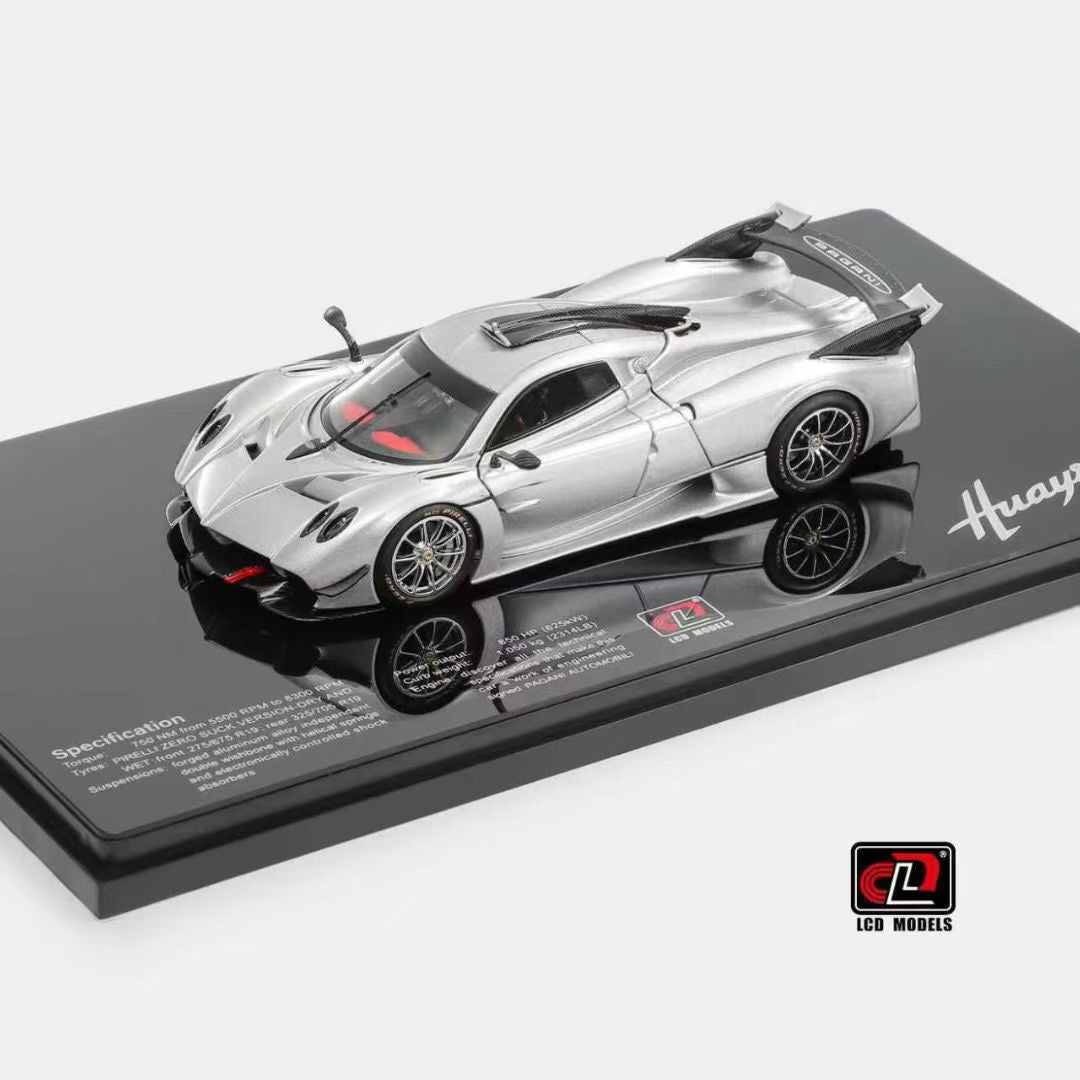 LCD 1/43 Pagani Huaya R alloy full opening car model