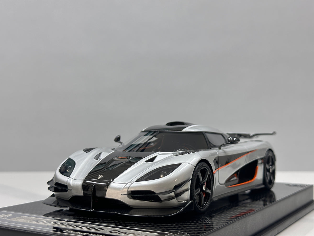 BBA Model 1/18 Koenigsegg One:1 Silver BBA098