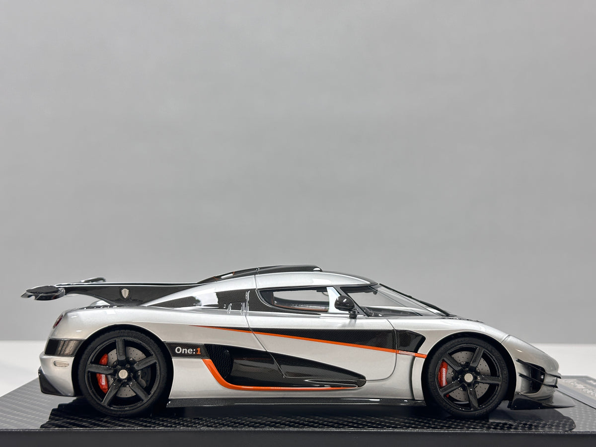 BBA Model 1/18 Koenigsegg One:1 Silver BBA098
