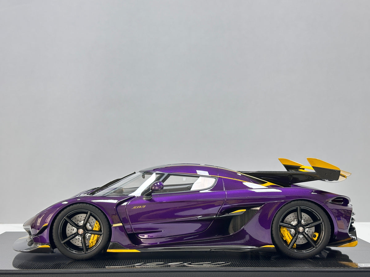 FRONTIART 1/12 Koenigsegg Jesko Carbon Ink Purple FA205
