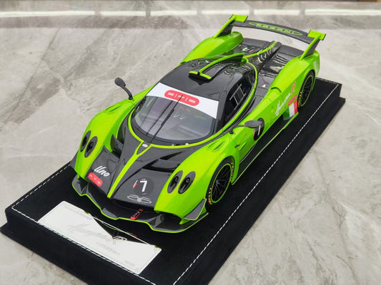 HH Model 1/18 Pagani Huayra R Metallic Apple Green Limited Edition Car Model HH472