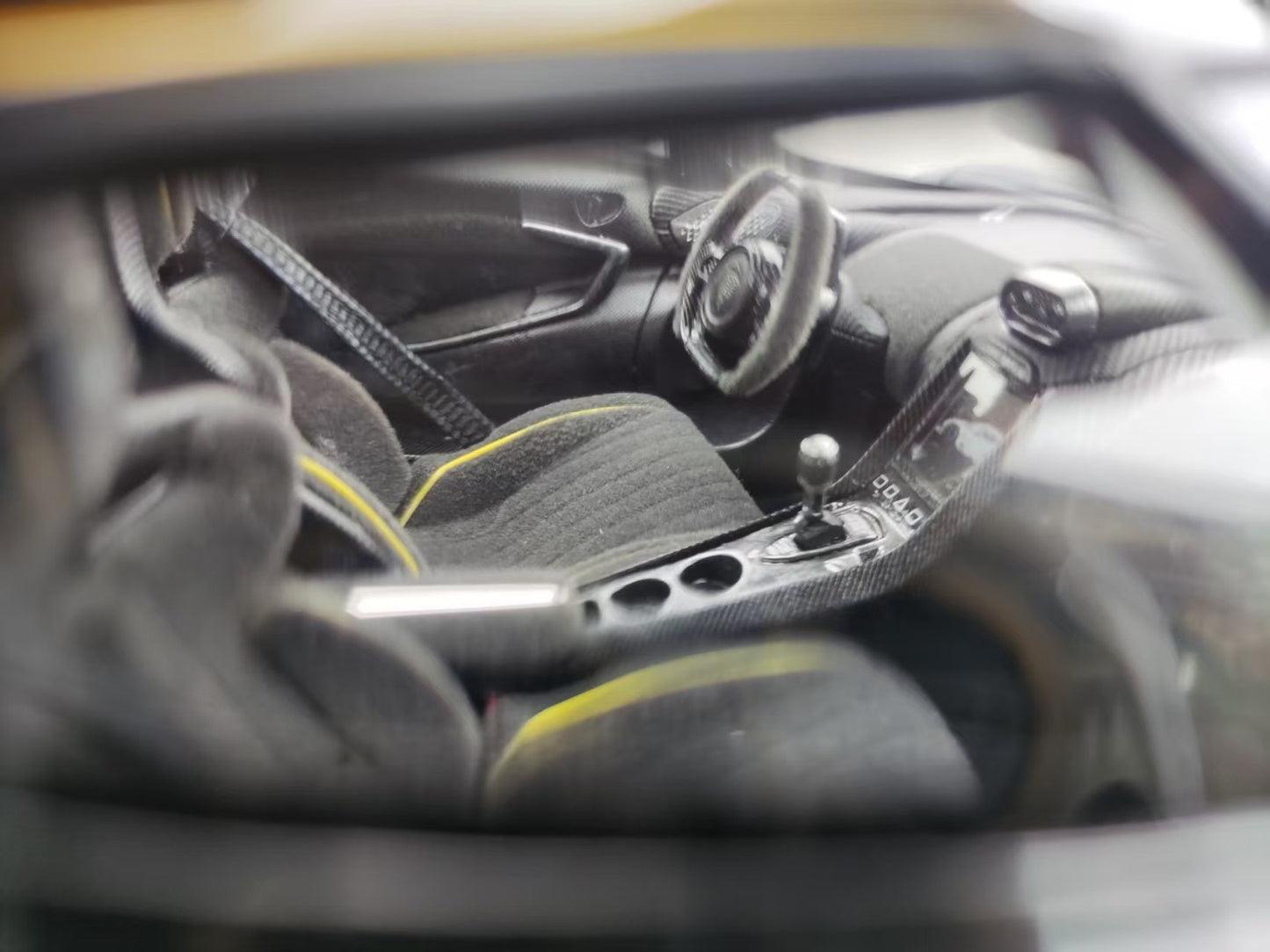 FRONTIART 1/18 Koenigsegg Jesko Absolut Black/Gray FA183