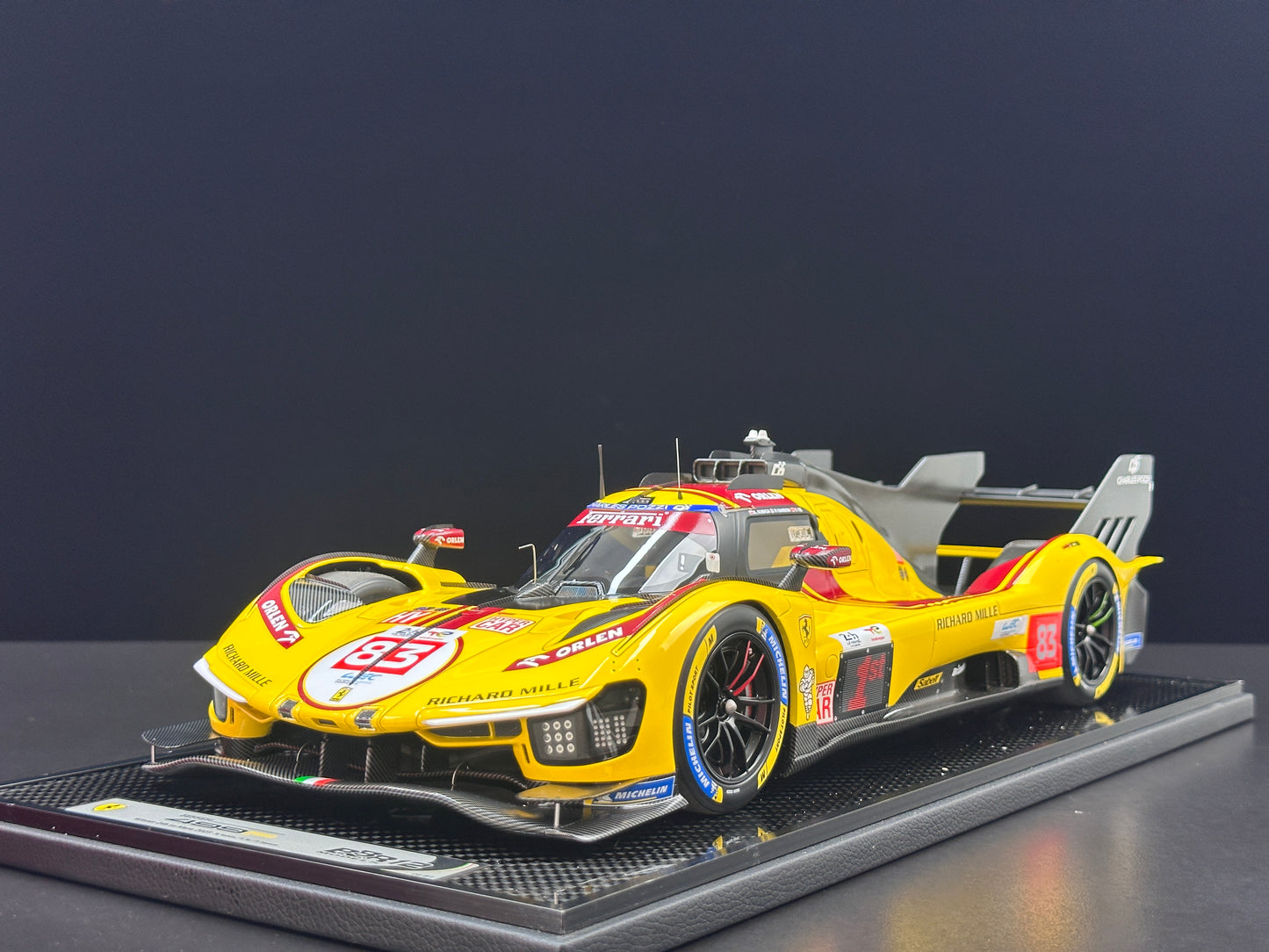 BBR 1/12 Ferrari 499P Le Mans 2025; Ye Yifei, champion, Le Mans #83, BBR1228C
