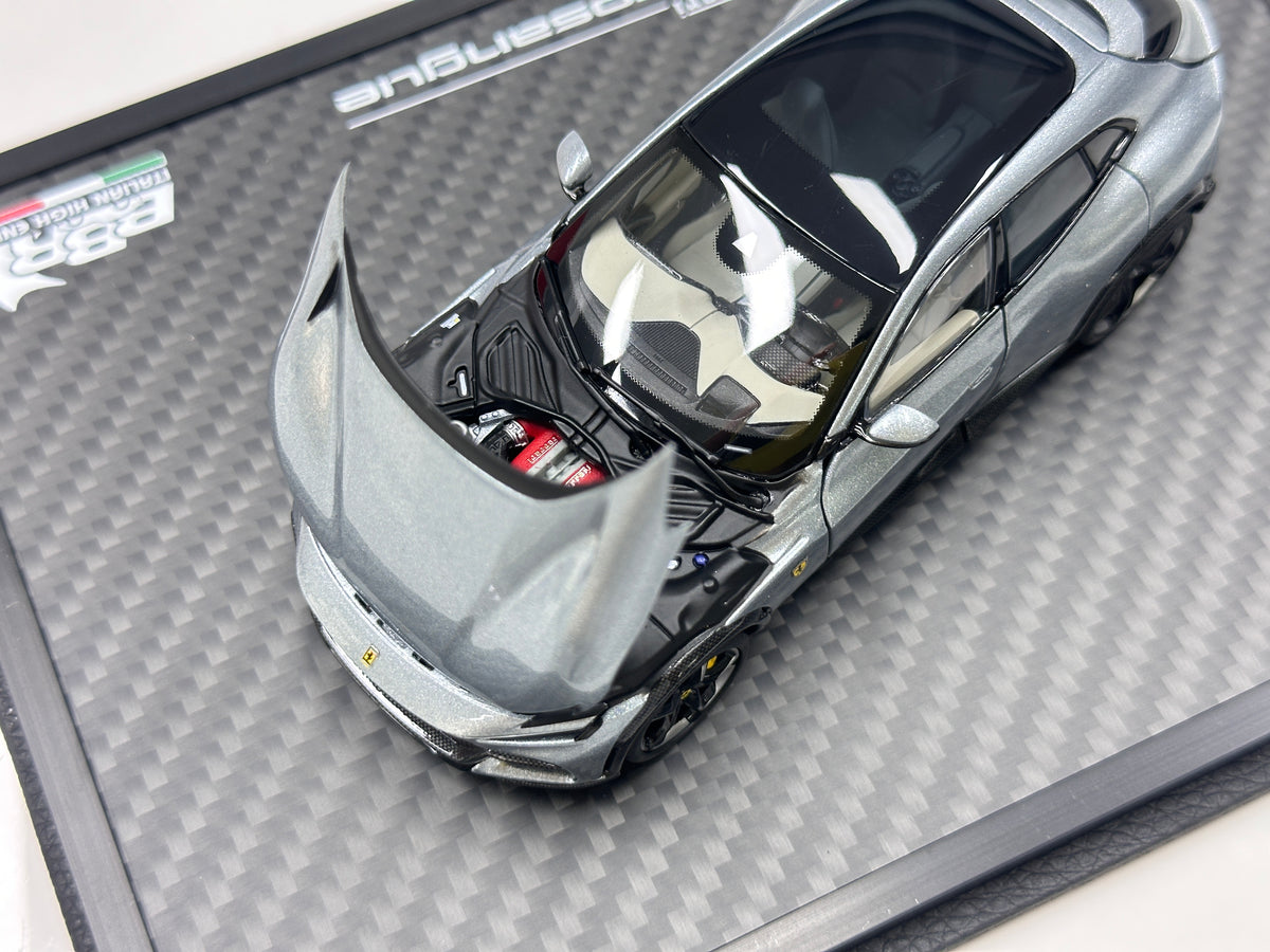BBR 1/43 Ferrari Purosangue (Panoramic Roof Version) – Titanium Grey – HE43002AST