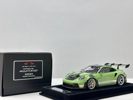 HH Model 1/18 Porsche 992 GT3 RS Francis Green HH726