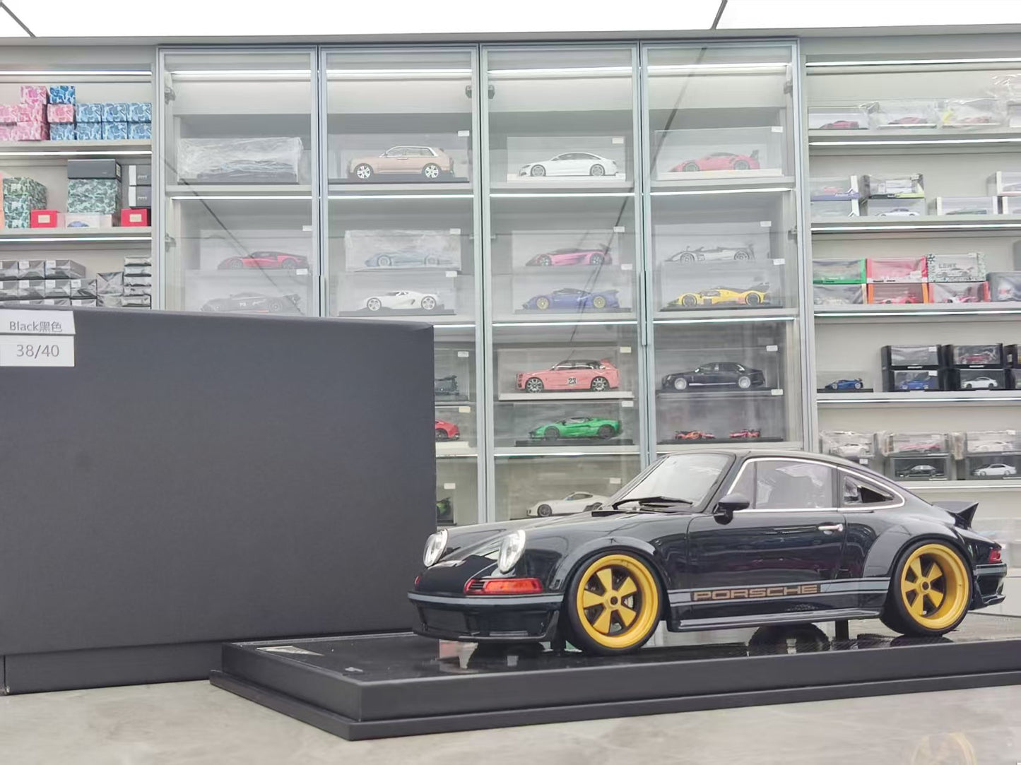 IVY 1/12 Porsche Singer DLS Black SM-IVY001