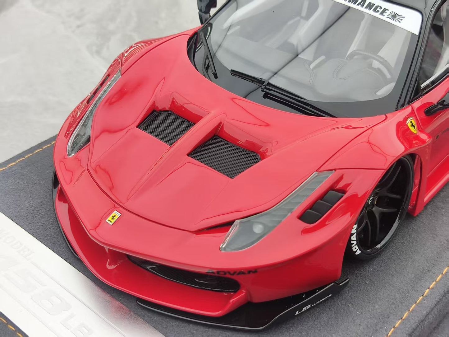 ARES MODEL 1/18 Ferrari 458 Ferrari Red Model Car ARES009