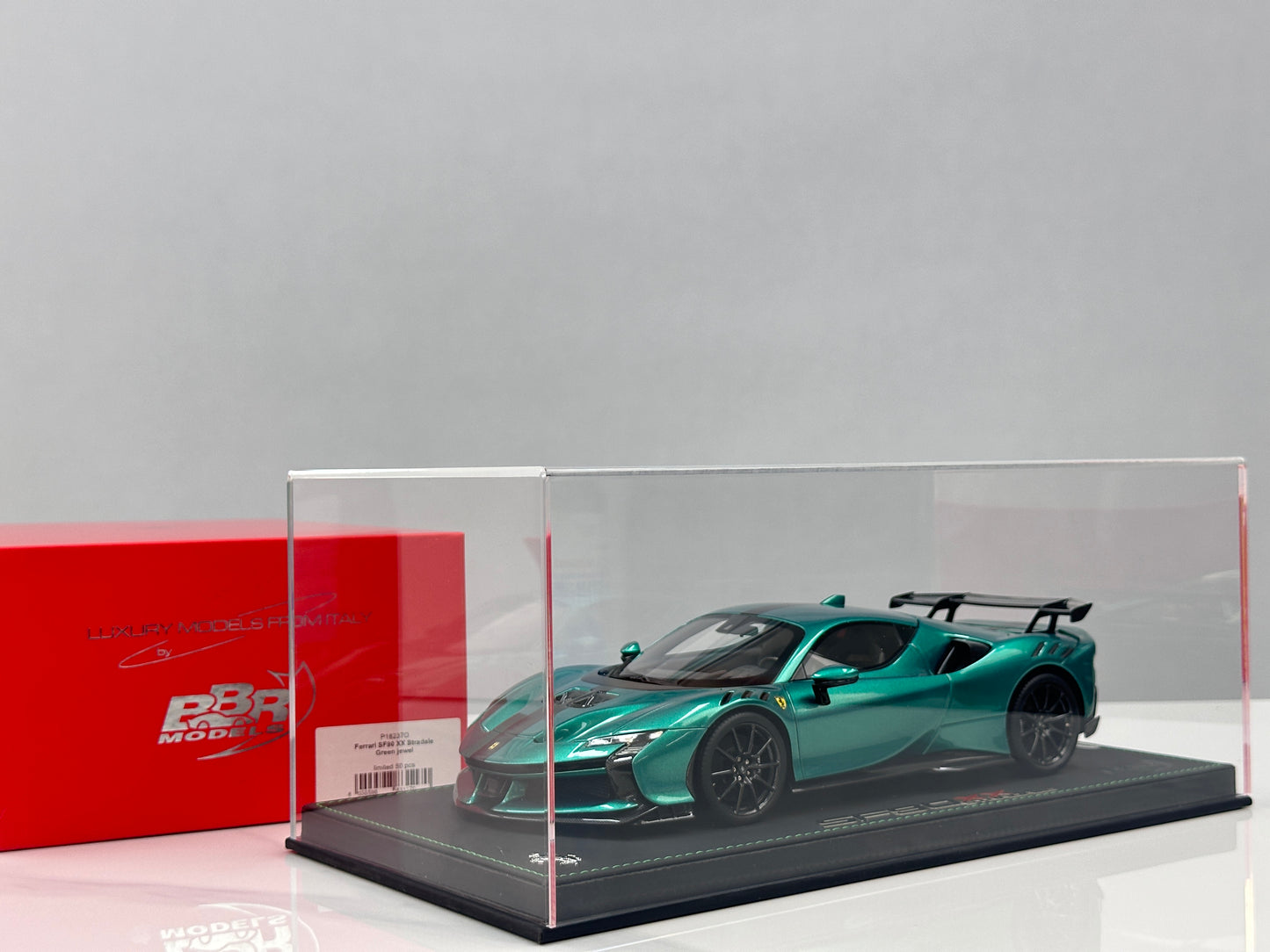 BBR 1/18 Ferrari SF90 XX Stradale Jewel Green Metallic P18237O