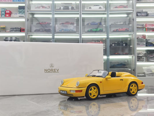 NOREV 1/18 Porsche 911 Speedster Yellow Alloy Model 187130