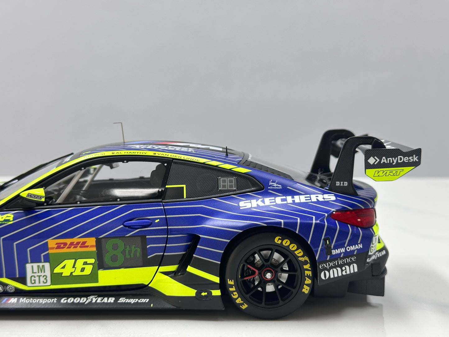 MINICHAMPS 1/18 BMW M4 GT3 EVO – TEAM WRT - 1812KM QATAR 2025 Blue Livery 110252146