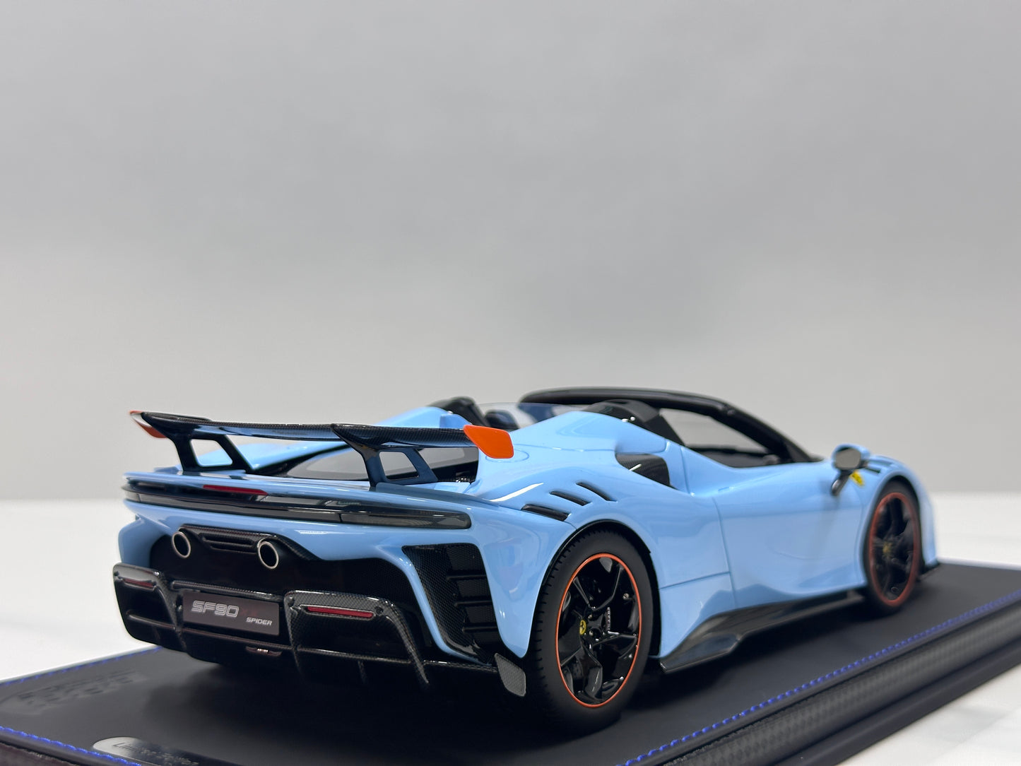 BBR 1/18 Ferrari SF90 XX Spider Plata Blue P18238N