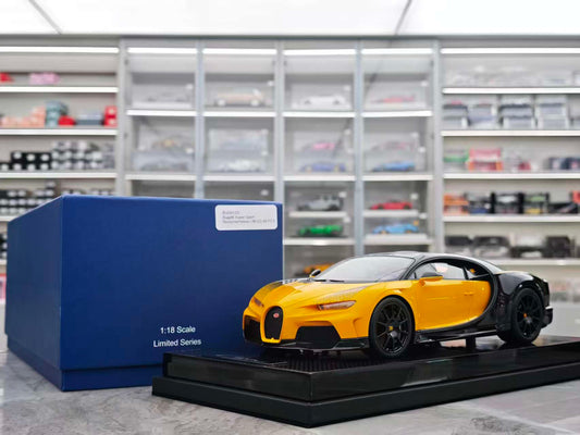 MR 1/18 Bugatti Chiron Super Sport, Yellow, BUG012G