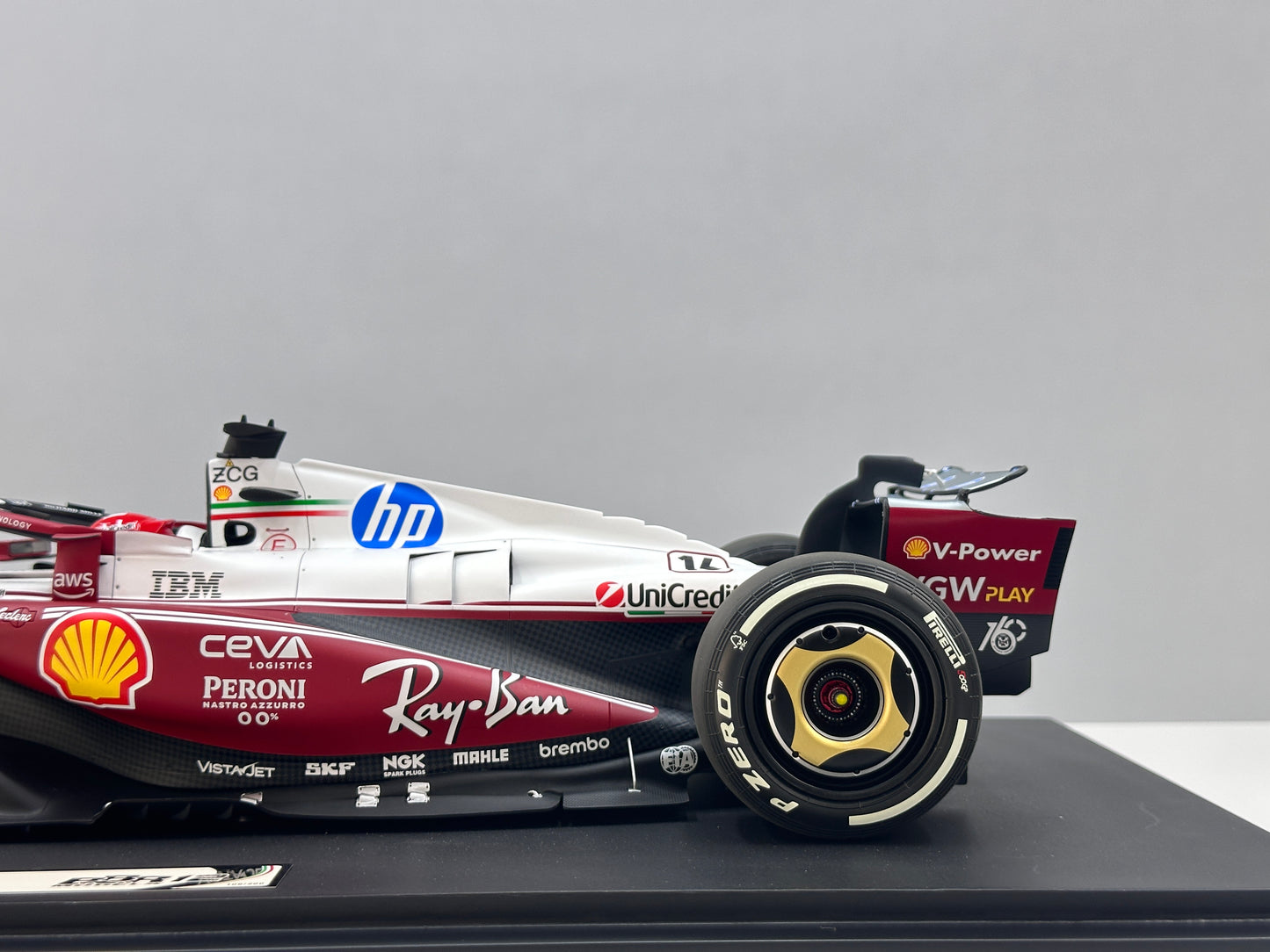 BBR 1/12 Ferrari SF25 Monza Livery – Commemorating the 50th Anniversary of Lauda's World Championship (Red) BBR1227D16