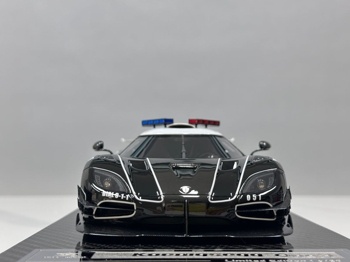 BBA Model 1/18 Koenigsegg One:1 Police Livery BBA097