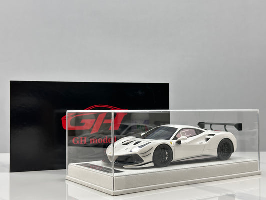 GH MODEL 1/18 Ferrari 488 Challenge Evo Pearl White GH021
