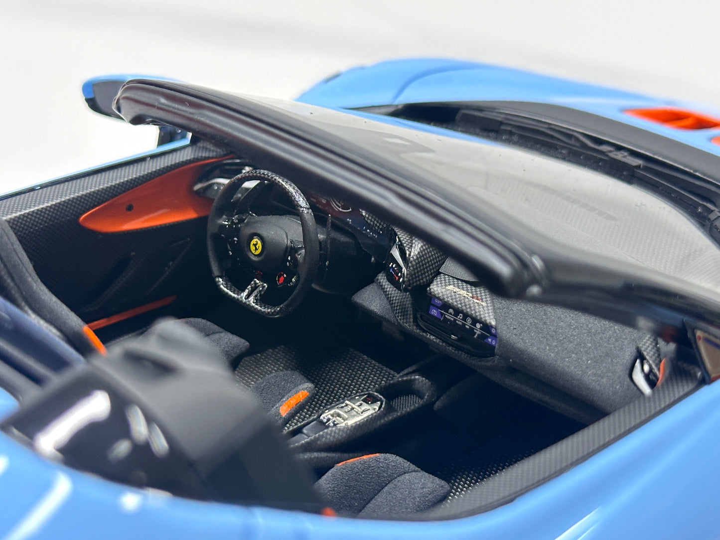 BBR 1/18 Ferrari SF90 XX Spider Plata Blue P18238N