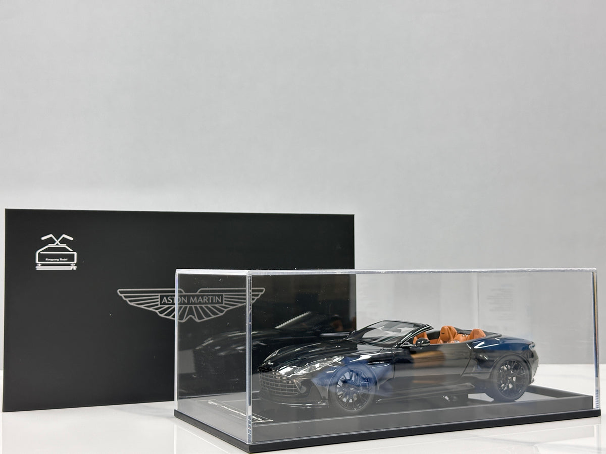 MOTORHELIX 1/18 Aston Martin DB12 Volante Convertible - Ink Black (MH398)