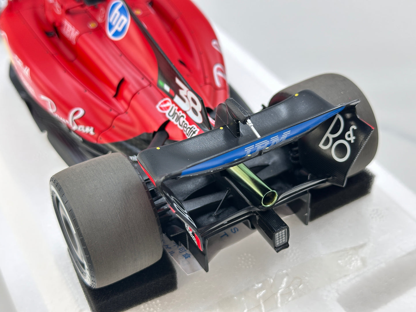 BBR 1/18 Ferrari SF-23 #38 Zhou Guanyu Red BBR2318T38