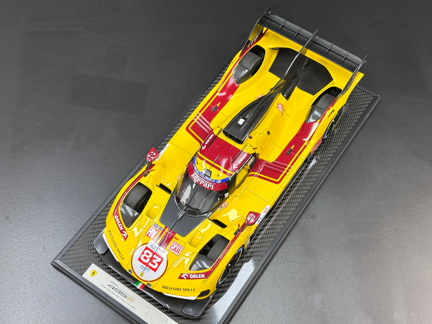 BBR 1/12 Ferrari 499P Le Mans 2025; Ye Yifei, champion, Le Mans #83, BBR1228C