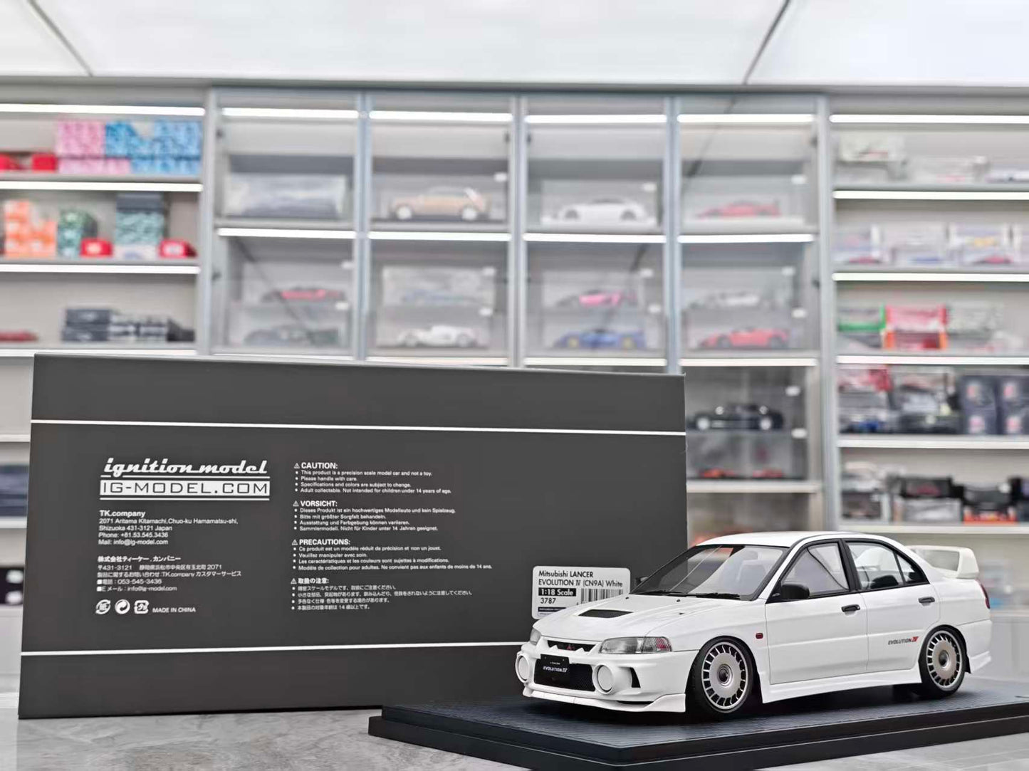 IG 1/18 Mitsubishi LANCER EVOLUTION IV IG3787