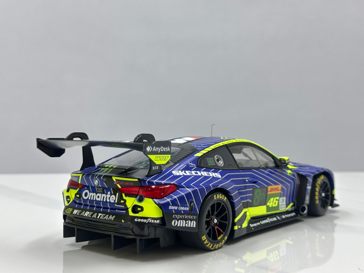 MINICHAMPS 1/18 BMW M4 GT3 EVO – TEAM WRT - 1812KM QATAR 2025 Blue Livery 110252146