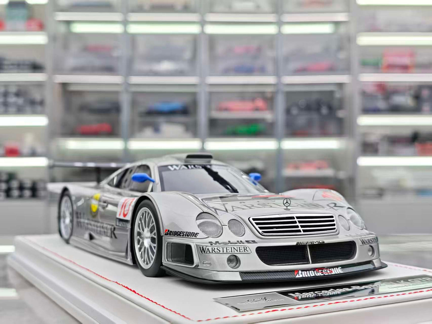IVY 1/18 Mercedes-Benz CLK GTR Silver #10 IVY235