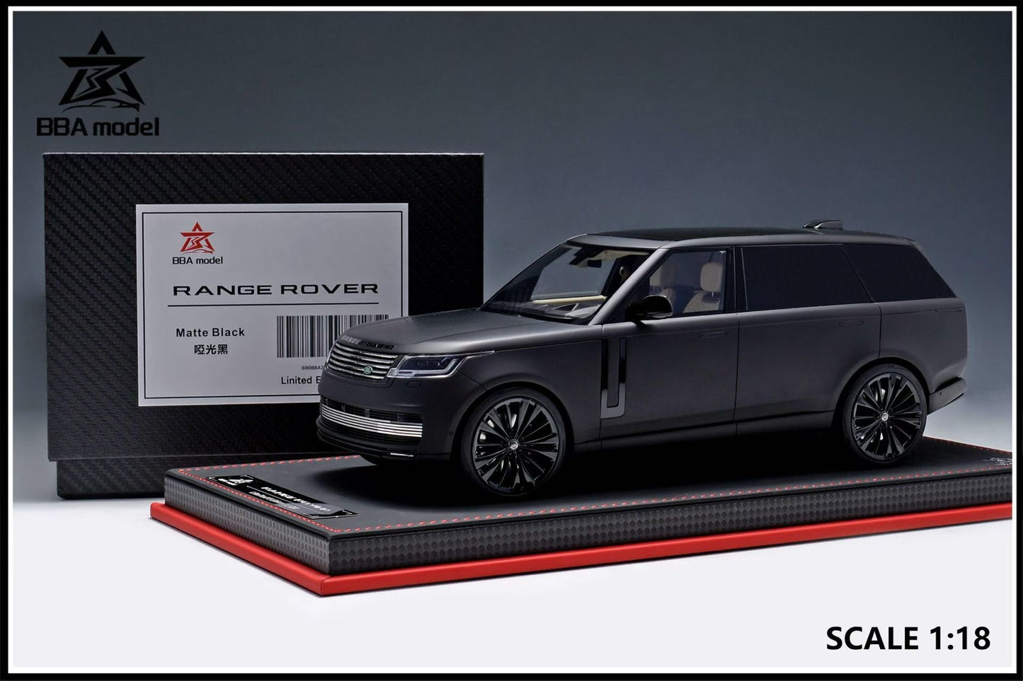 BBA Model 1/18 Land Rover Range Rover Autobiography Long Wheelbase Resin Model Car