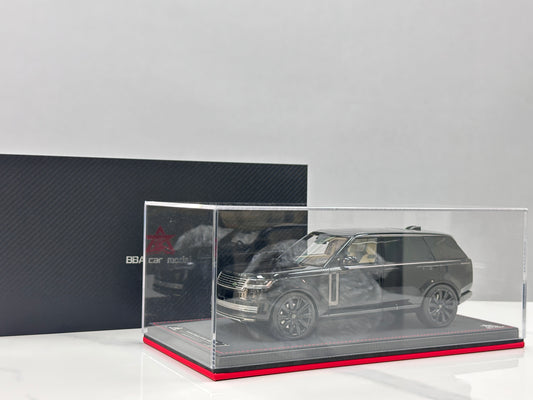 BBA MODEL 1/18 Land Rover Range Rover Autobiography Long Wheelbase Jet Black BBA069
