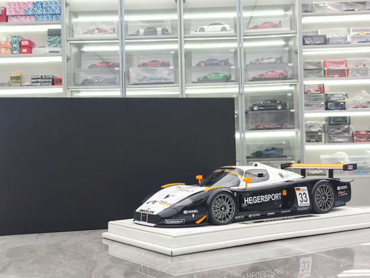 GL 1/18 Maserati MC12 Track Edition Black + White JS-GL019