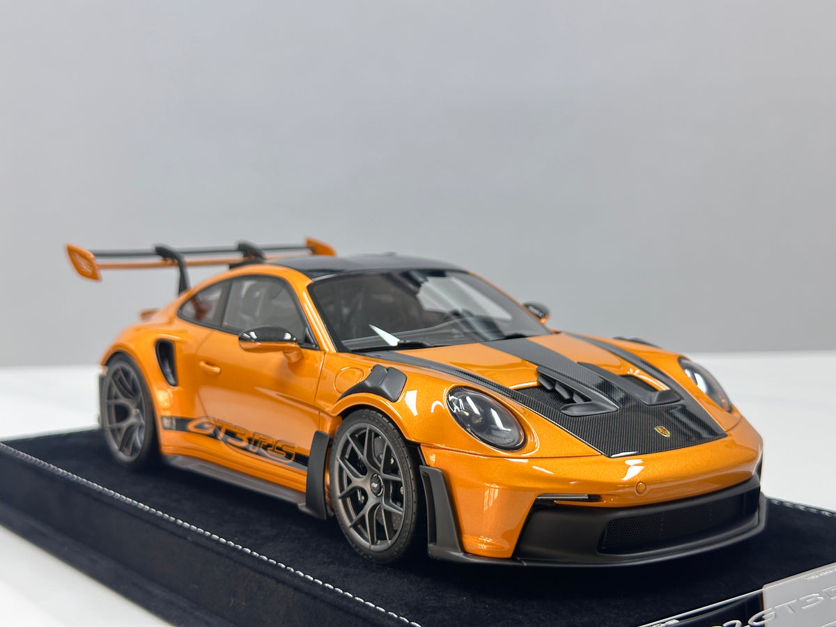 HH Model 1/18 Porsche 992 GT3 RS Volcano Orange HH729