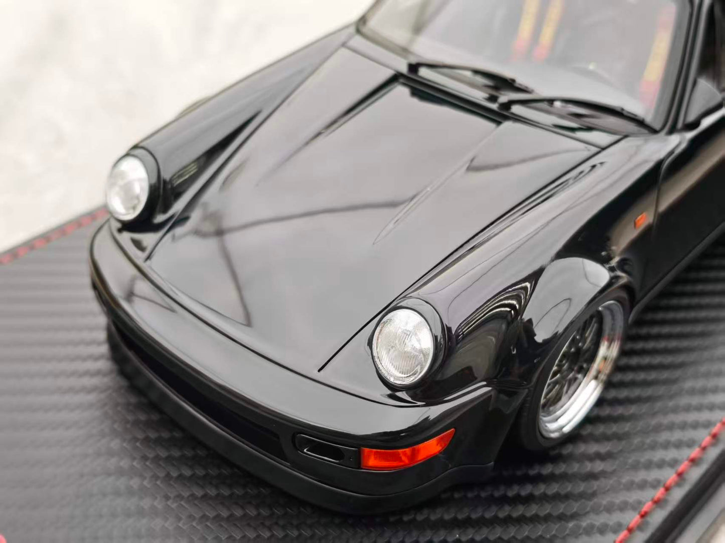 IG 1/18 Porsche Blackbird (964) Black Bayfront IG3593