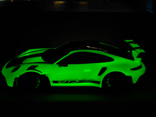 GH MODEL 1/18 Porsche 992 GT3RS Glowing Green GH013
