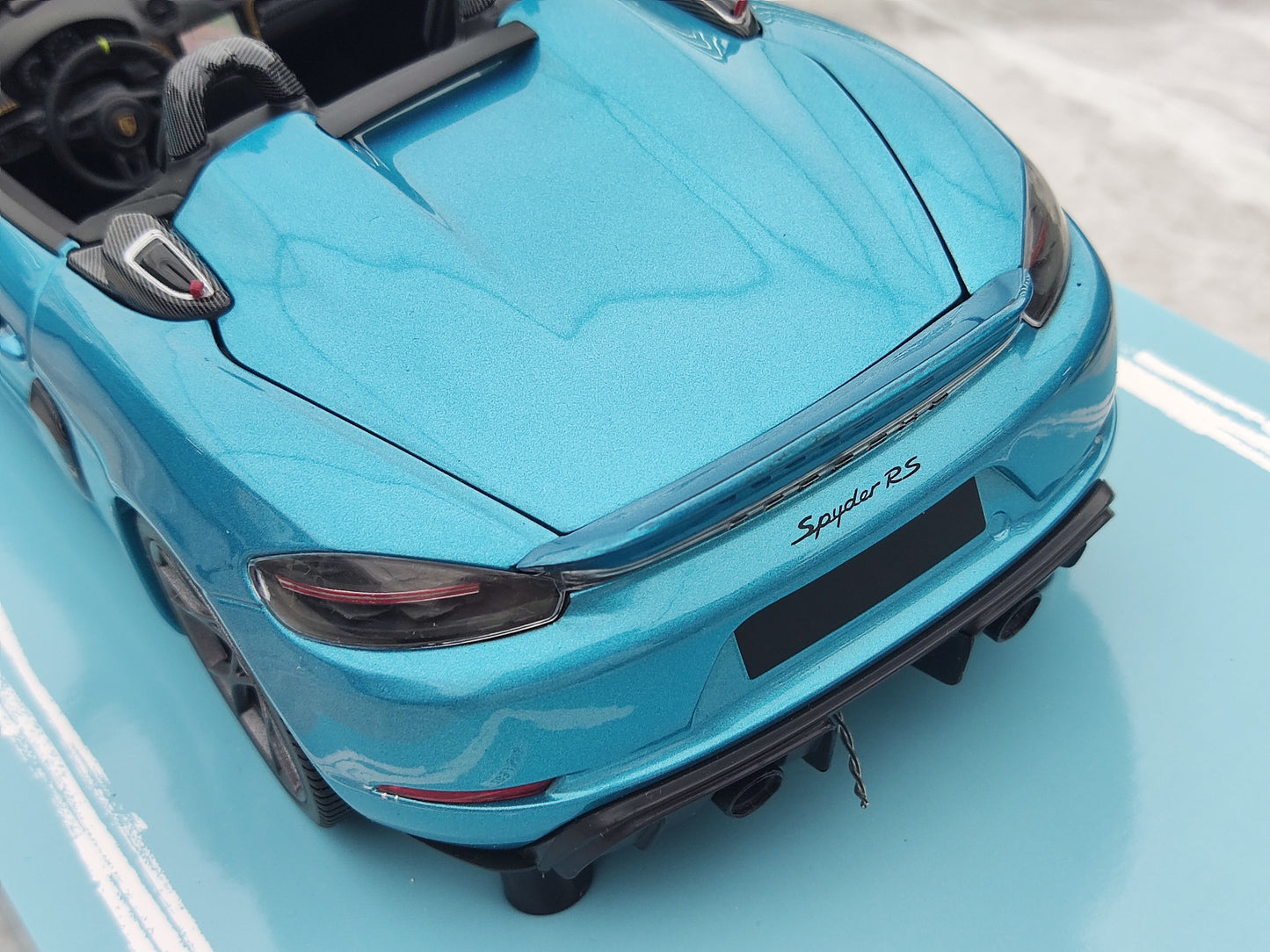 MINICHAMPS 1/18 Porsche 718 SPYDER RS 2024 Ipanema Blue 113063134