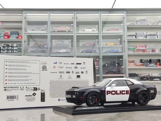 Solido 1/18 Dodge Challenger R/T SCAT PACK Widebody Highway Police Livery S1805715