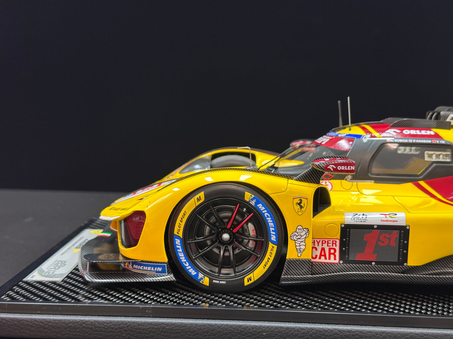 BBR 1/12 Ferrari 499P Le Mans 2025; Ye Yifei, champion, Le Mans #83, BBR1228C