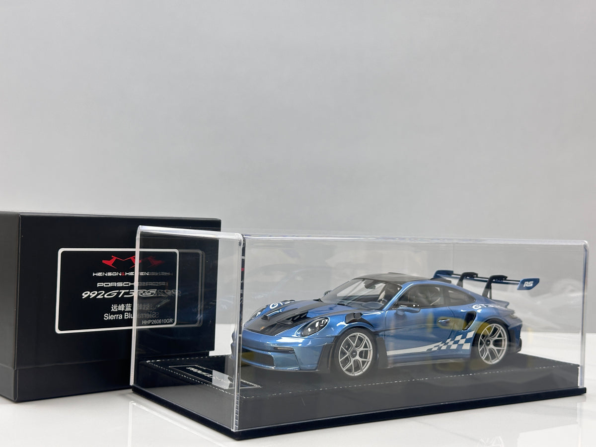 HH Model 1/18 Porsche 992 GT3 RS Gentian Blue (HH733)