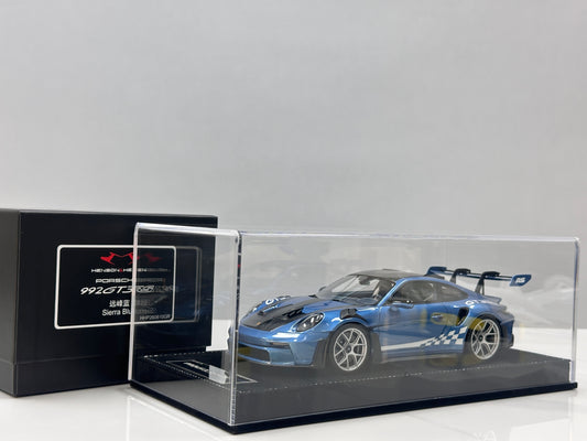 HH Model 1/18 Porsche 992 GT3 RS Gentian Blue (HH733)