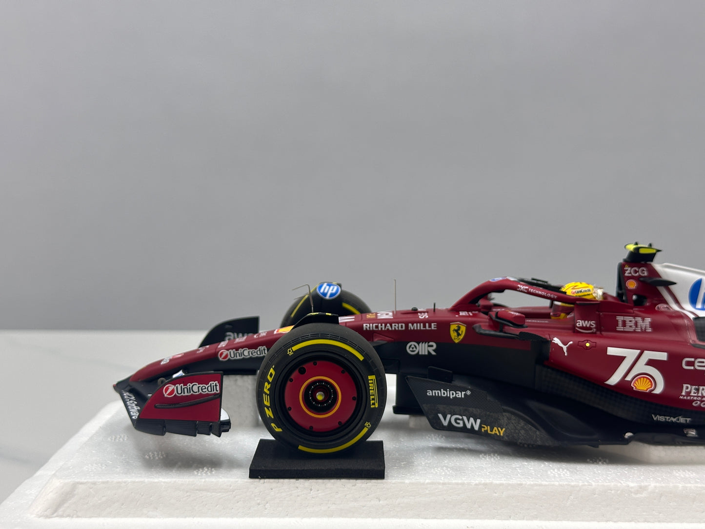 BBR 1/18 Ferrari Hamilton Monaco GP 2025 Red P18267C44