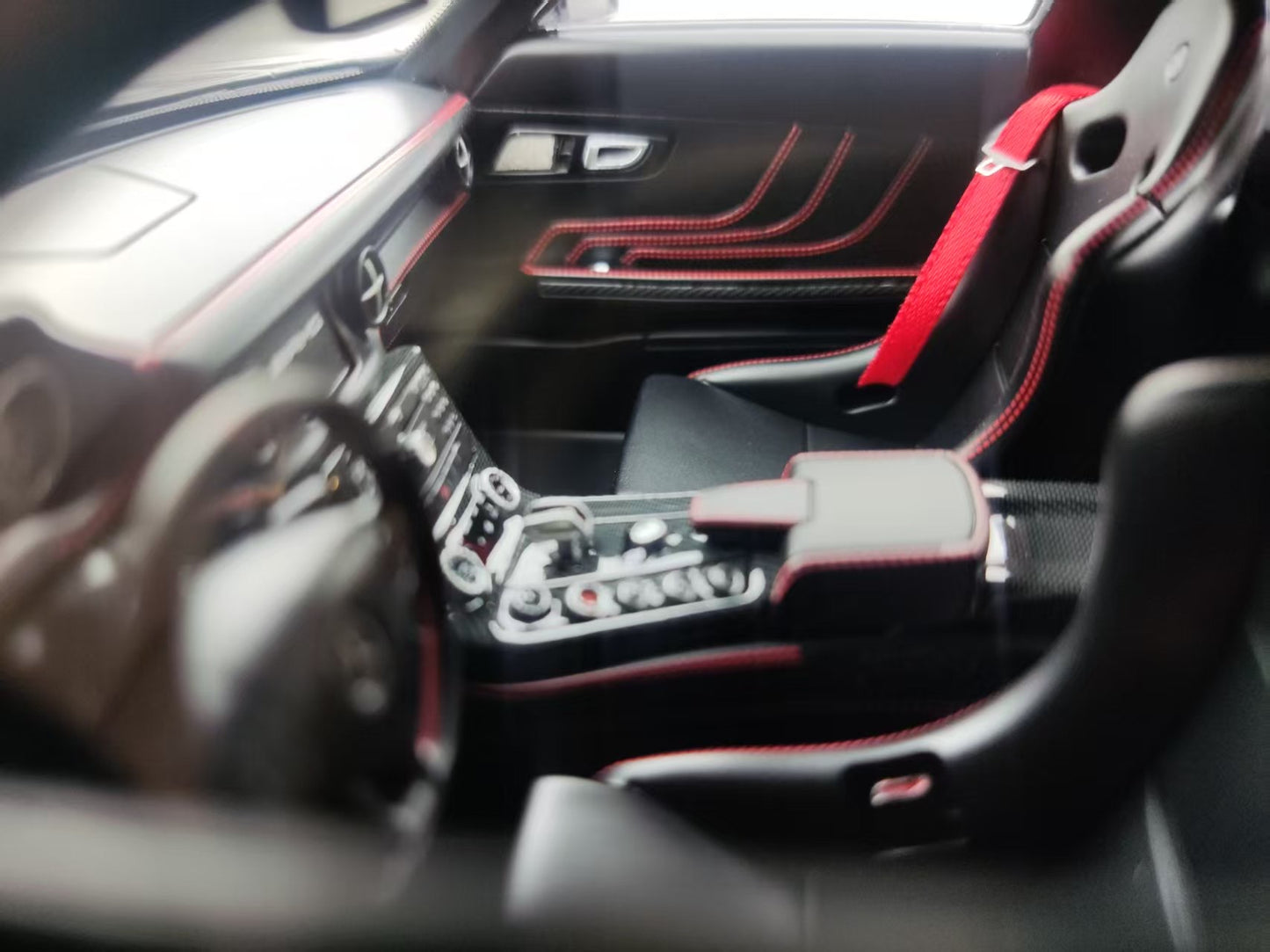 HH MODEL 1/18 Mercedes-Benz SLS Black Series Metallic Dark Gray HH579