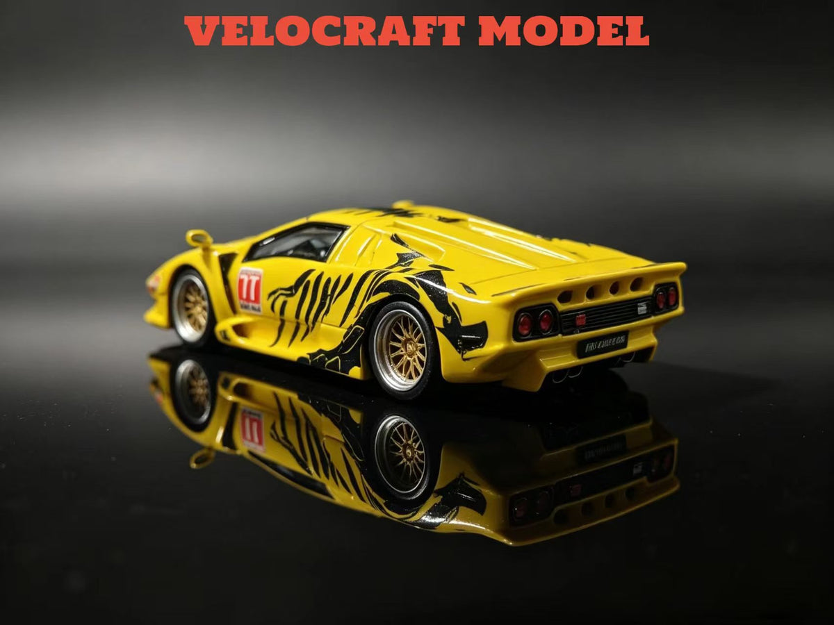 【MOQ 5】VeloCraft Model 1:64 Resin Model – 1996 Lamborghini Diablo 132 GT1