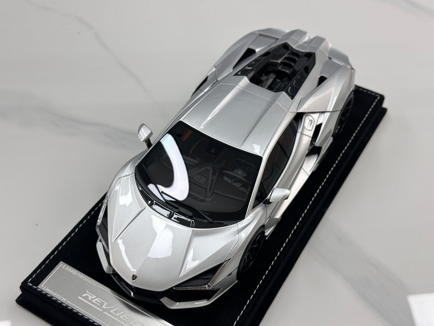 HH Model 1/18 Lamborghini Revuelto Metallic Silver HH620