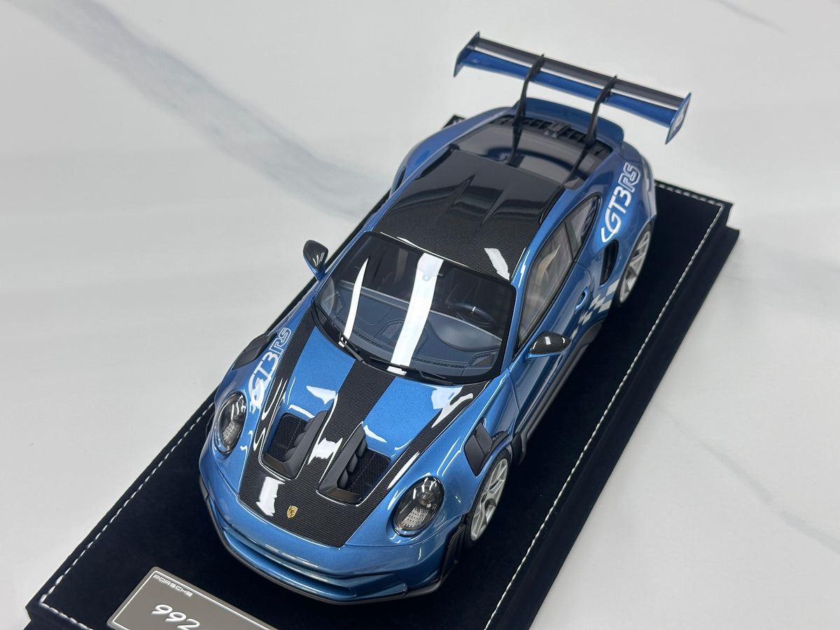 HH Model 1/18 Porsche 992 GT3 RS Gentian Blue (HH733)
