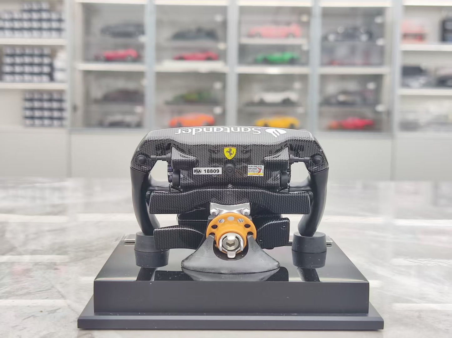 Amalgam 1/4 scale Ferrari SF23 steering wheel, black, M6216-SC2