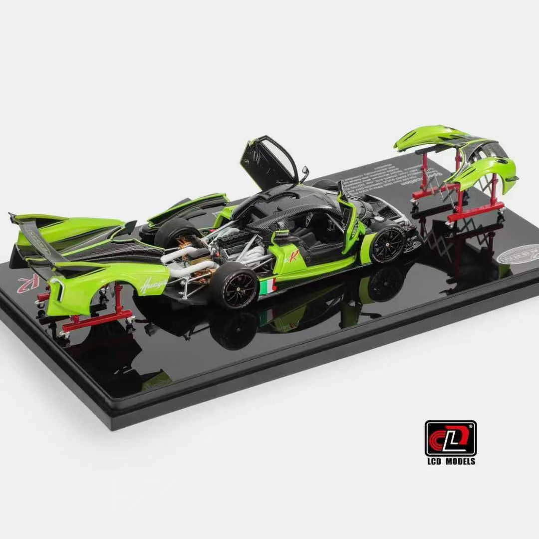 LCD 1/43 Pagani Huaya R alloy full opening car model