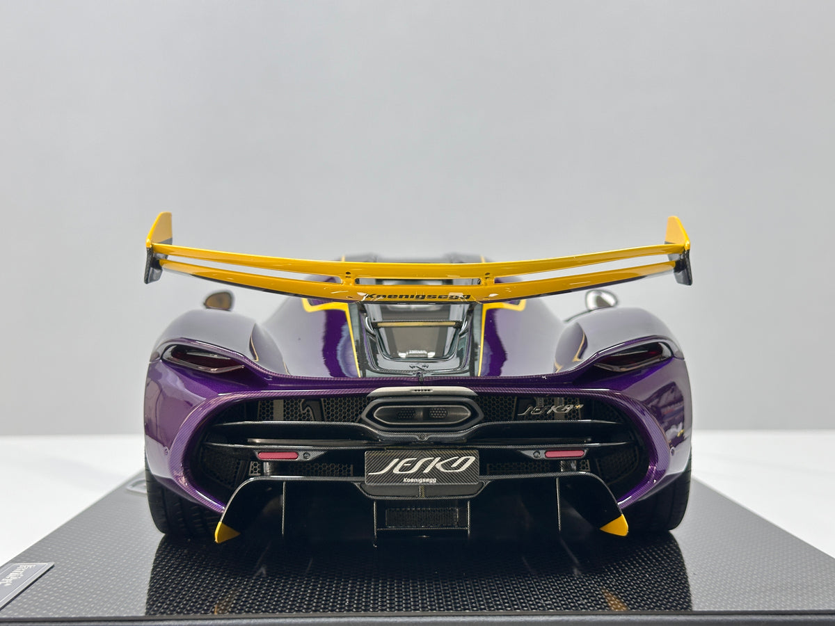 FRONTIART 1/12 Koenigsegg Jesko Carbon Ink Purple FA205