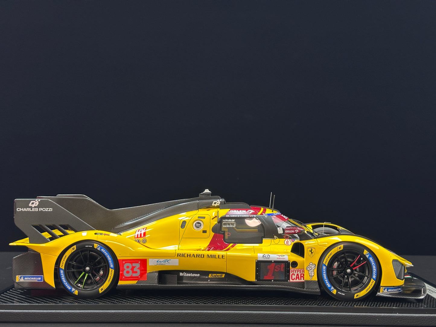 BBR 1/12 Ferrari 499P Le Mans 2025; Ye Yifei, champion, Le Mans #83, BBR1228C