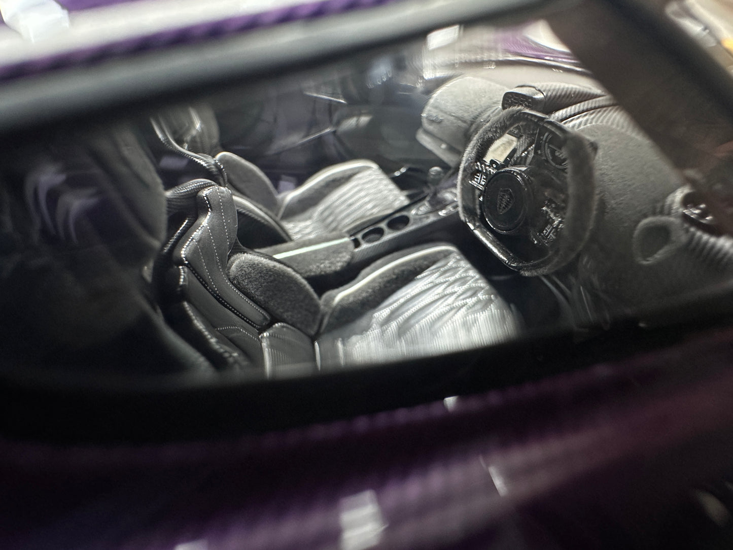 FRONTIART 1/18 Koenigsegg Jesko Carbon Purple FA199